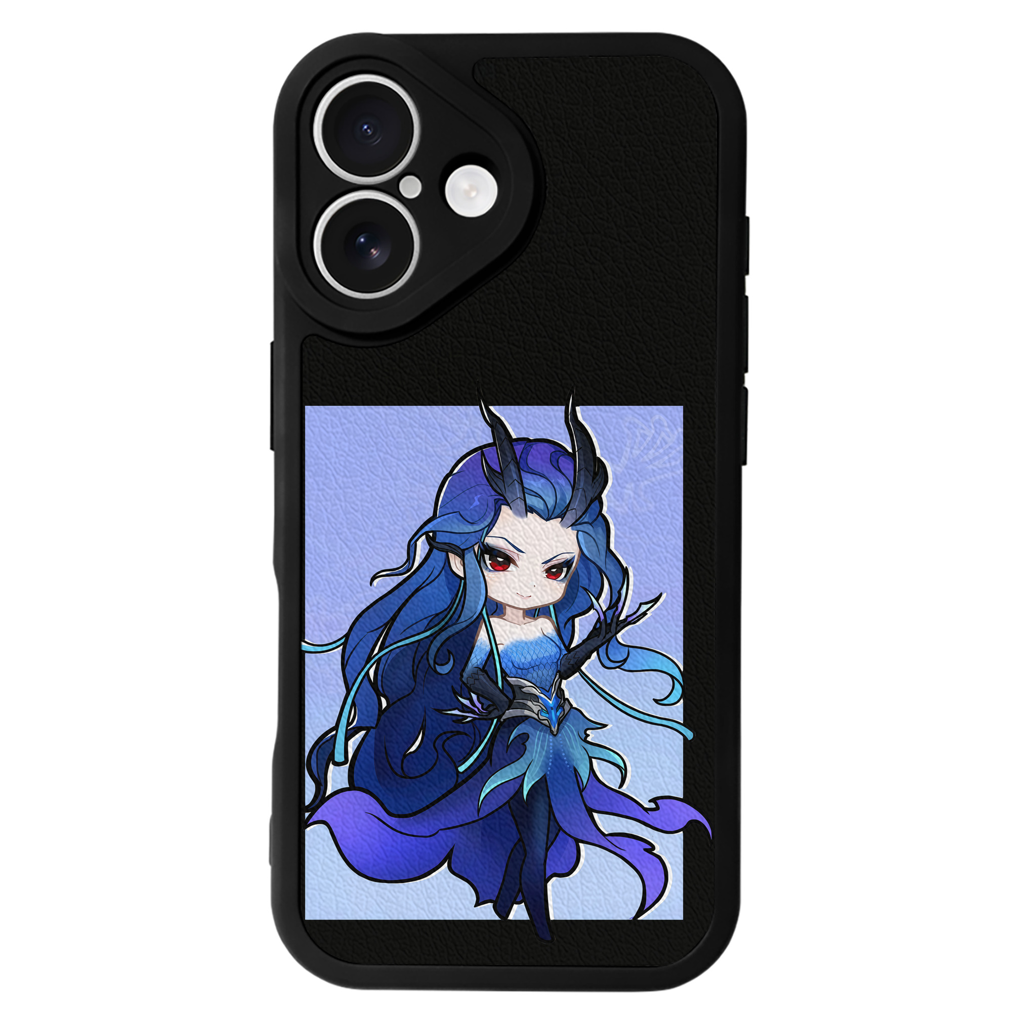 （画像用） Ne Zha 2 ナタ 魔童の大暴れ 【iPhone 16シリーズ対応】シリコンスマホケース（レザー調） 材質：シリコン
